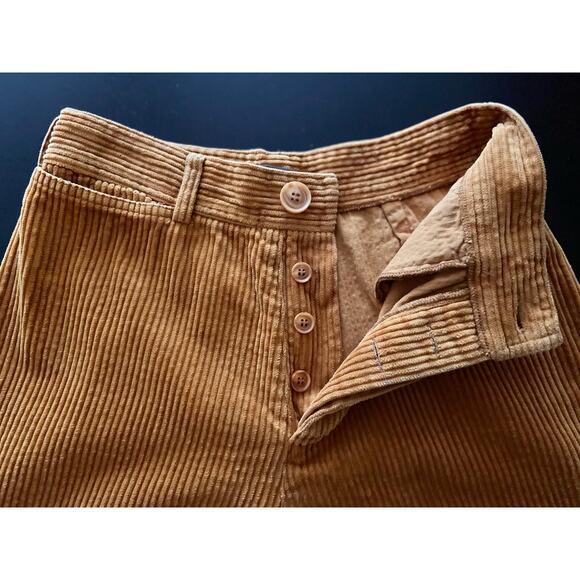 EMERSON THORPE 'Ryan' Button-Fly Corduroy Wide Leg Pants sz 2 - Picture 3 of 11